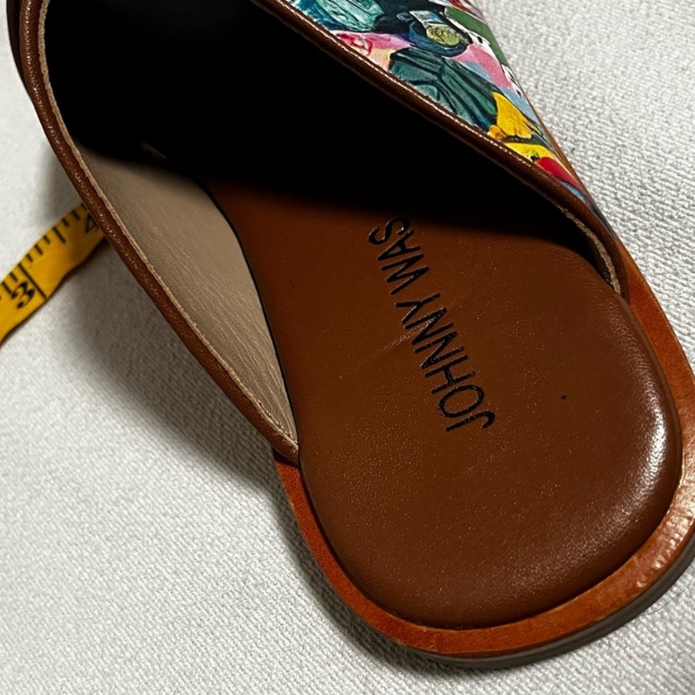 Johnny Was pink and Blue Artistic Sandals Layla X sandal - Picture 5 of 14